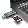 Vention USB3.0 Multi-function Card Reader Gray Metal Type - Vention