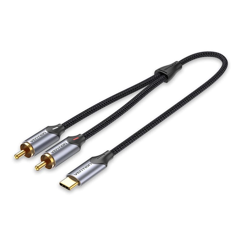 Stereo Jack - Mono Jack(x2) Cable, 1m