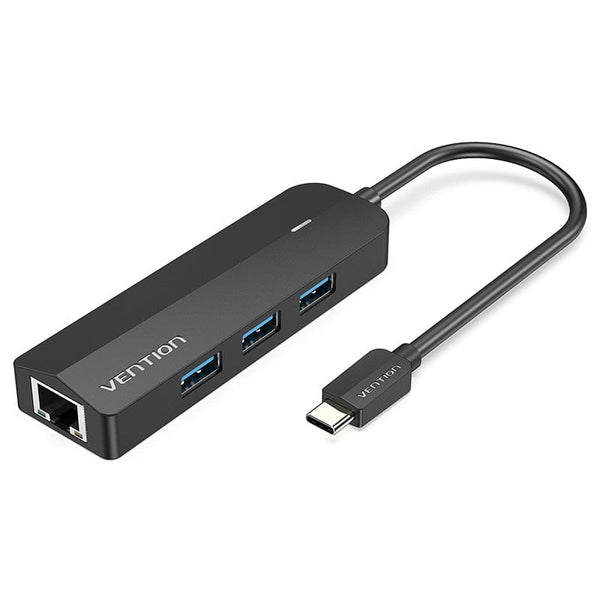 Vention USB C Adapter USB 3.0 USB C to RJ45 Lan USB HUB