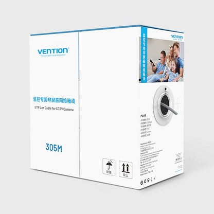 Vention UTP Lan Cable for CCTV Camera 305M Gray