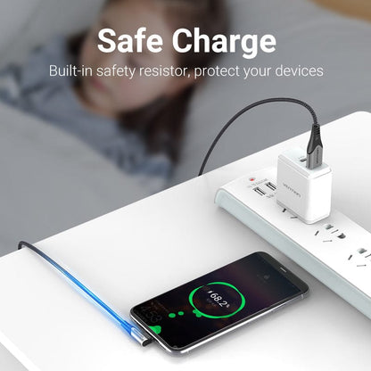 VENTION 速卖通 5A USB Type C Cable for Huawei Mate 30 P40 P30 Supercharge 40W Quick Charge 3.0 SCP Fast Charging Charger USB-C Cable