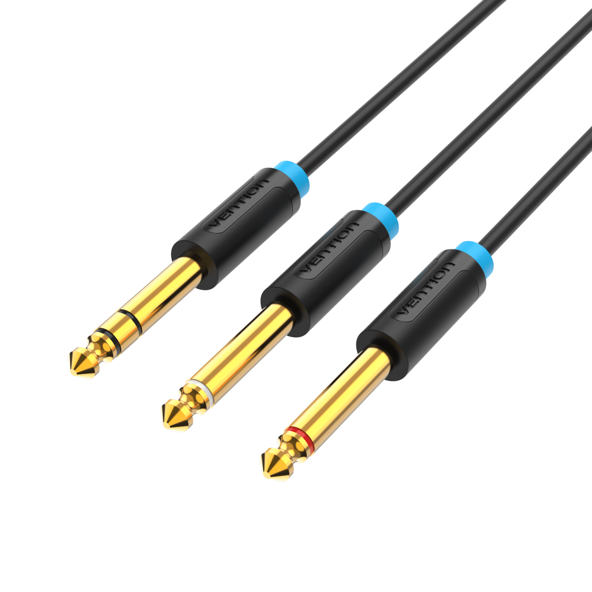 Vention 6.5mm to Double 6.5mm Audio Cable Male to Male Aux Cable for Mixer Speaker Amplifier 6.5 to 6.5 TRS Cable Audio - Vention