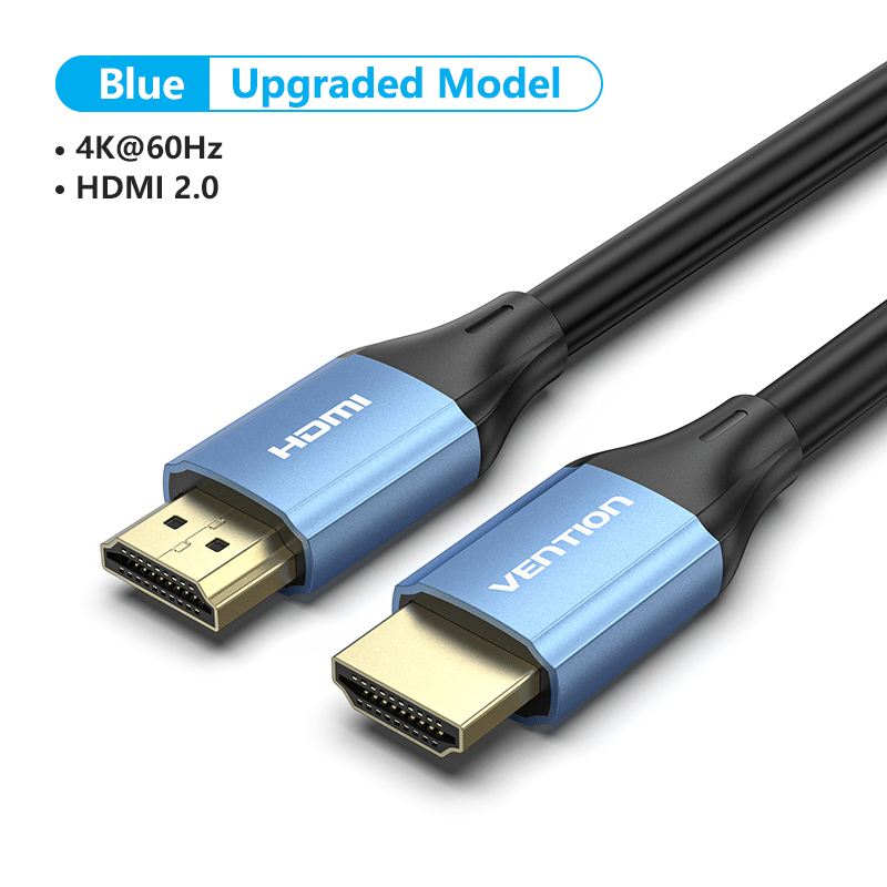 Vention HDMI Male to Male 4K HD Cable Aluminum Alloy Type 15M Blue ( ALH-SN ) Vention HDMI Male to Male 4K HD Cable Aluminum Alloy Type 15M Blue ( ALH-SN )