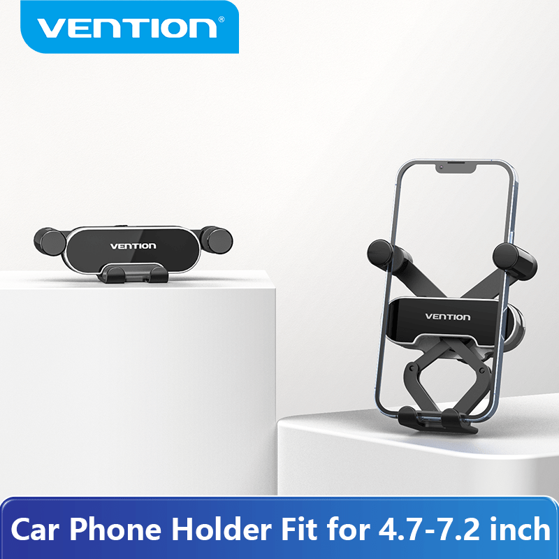 VENTION 速卖通 Car Phone Holder Stand for Samsung Xiaomi iPhone 12 13 for Mobile Phone Air Vent Phone Stand for Telephone Car Holder