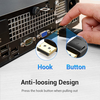 VENTION 速卖通 DisplayPort to DVI Cable DP to DVI-D 24+1 Cable 1080P DP Male to DVI Male to Cable for Projector Monitor DP to DVI Cable