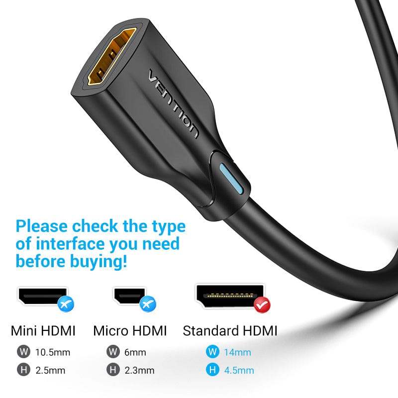 Extensor HDMI 8K 2.1 Cable de extensión HDMI 8K @60Hz, 4K @120Hz, Utra de  alta velocidad HDMI macho a hembra cable extensor HDMI trenzado de nailon
