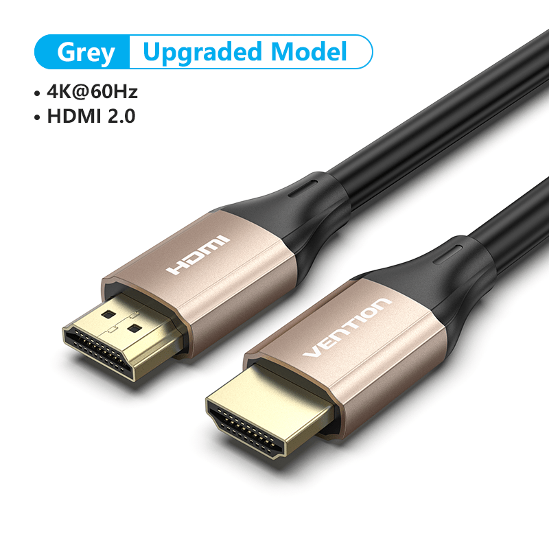 VENTION 速卖通 Grey Model / 1m HDMI Cable 4K  Cable for PS4 Xiaomi Mi Box HDMI  Audio Cable Switch Splitter for TV HDMI Splitter Video Cord HDMI