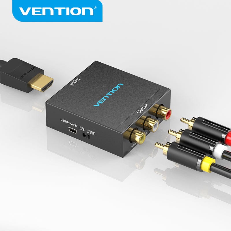 HDMI to Converter HDMI to RCA CVBS L/R Video Adapter 1080P Swi