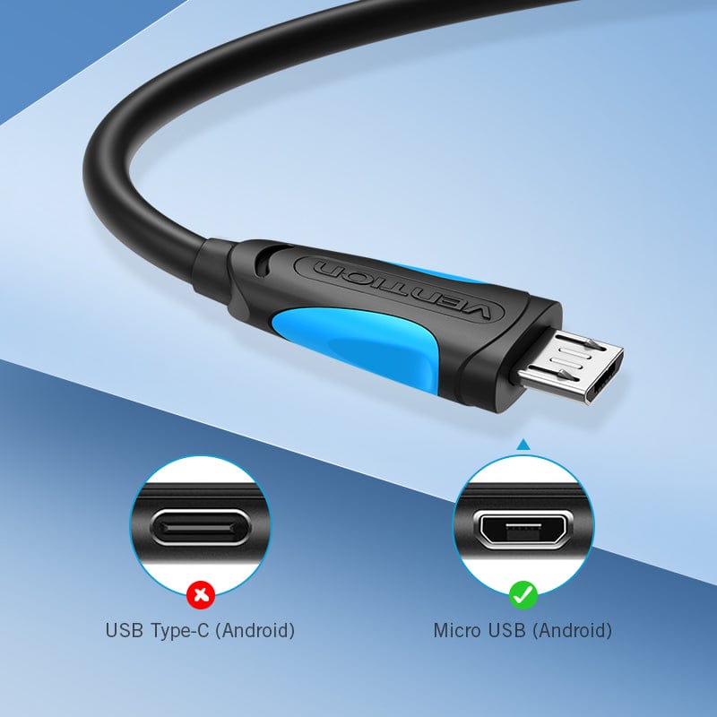 VENTION 速卖通 Micro USB Cable Fast Charging Wire for Android Mobile Phone Data Sync Charger Cable For Samsung HTC Xiaomi USB C Cable