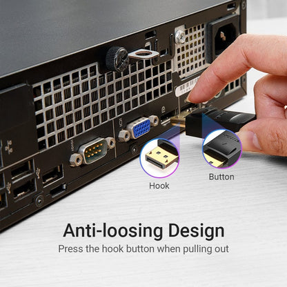 VENTION 速卖通 Mini DisplayPort to DisplayPort Cable 4K 2K Male to Male Thunderbolt 2