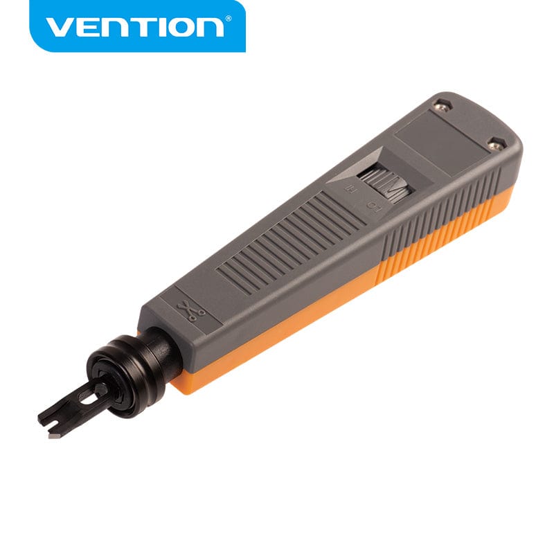 VENTION 速卖通 Punch Down Impact Tool Network Punch Tool with Two Blade Convenient for Patch Panels Wire Modules 110 Punch Down Tool