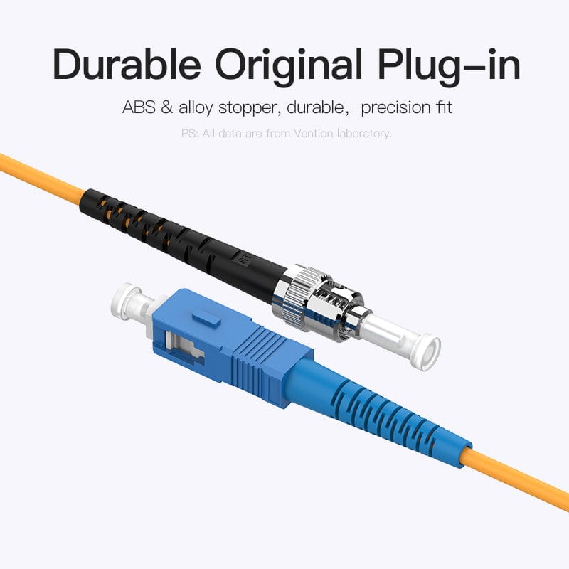 VENTION 速卖通 ST to SC 3M/5M/10M Optical fiber patch cord Jumper cable SM Single Mode Simplex Fiber Cable
