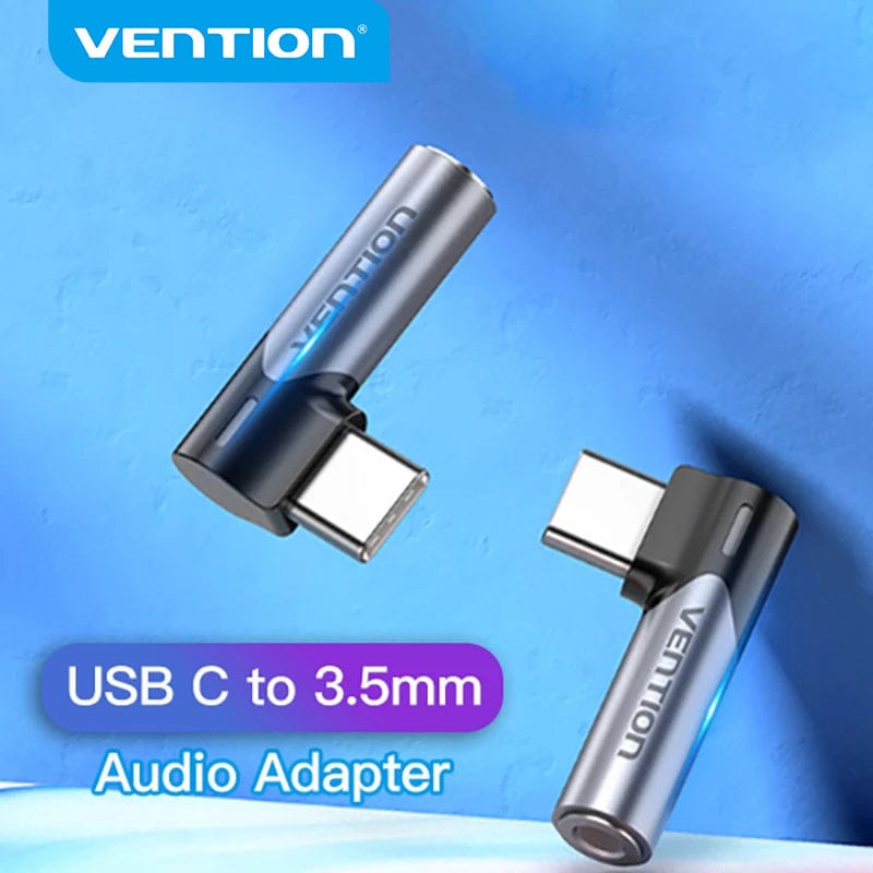 VENTION 速卖通 Type C to 3.5 Jack Female Earphone Aux Connecter USB Type C to Jack 3.5 mm Adapter for Xiaomi Honor Huawei P40 mate 30