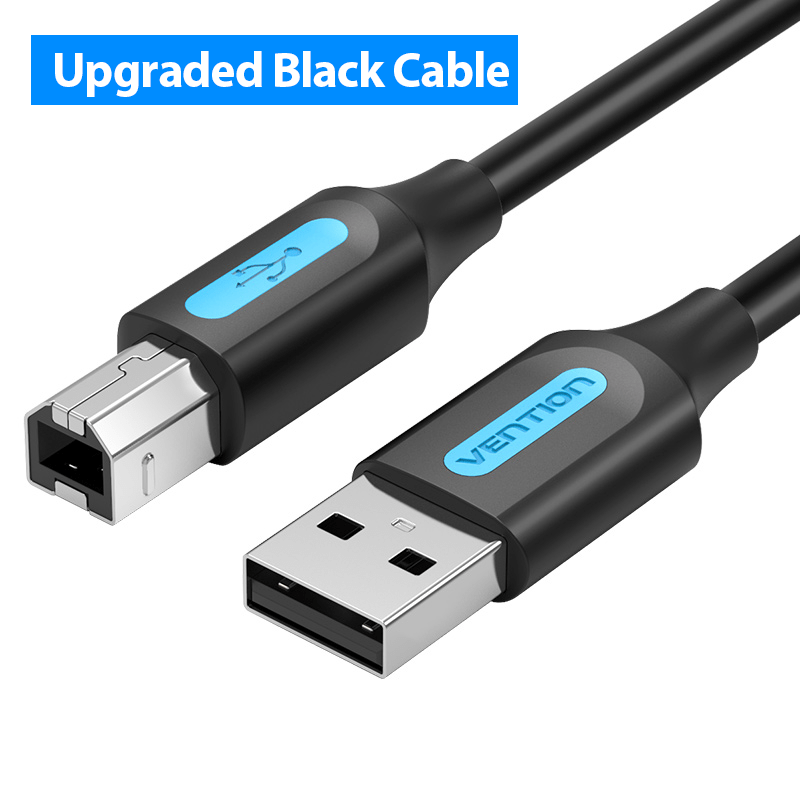 VENTION 速卖通 Upgraded USB 2.0 / 0.5m USB Printer Cable USB 3.0 2.0 Type A Male to B Male Cable for Canon Epson HP ZJiang Label Printer DAC USB Printer