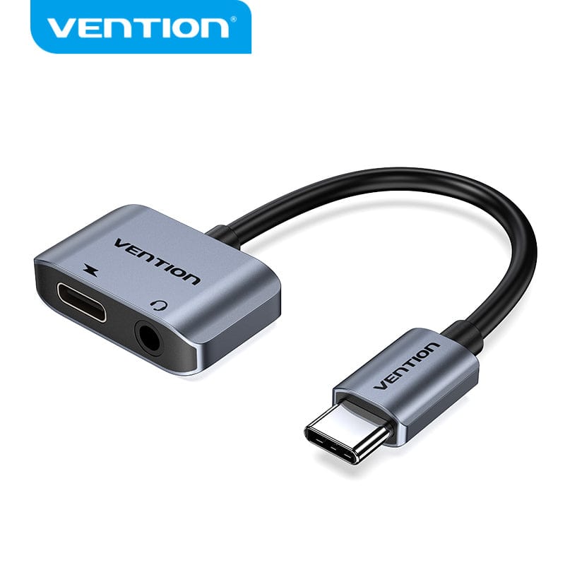 VENTION 速卖通 USB C to 3.5 USB C to Jack 3.5 Type C Cable Adapter USB Type C 3.5mm AUX Earphone Converter for Huawei P30 Mate 30 Pro Xiaomi Mi 8 9
