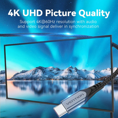 VENTION 速卖通 USB C to USB C Cable 100W USB3.1 Fast PD Cable for MacBook Pro iPad Pro Samsung S20 4K 5A USB Type C Charger Data Cable