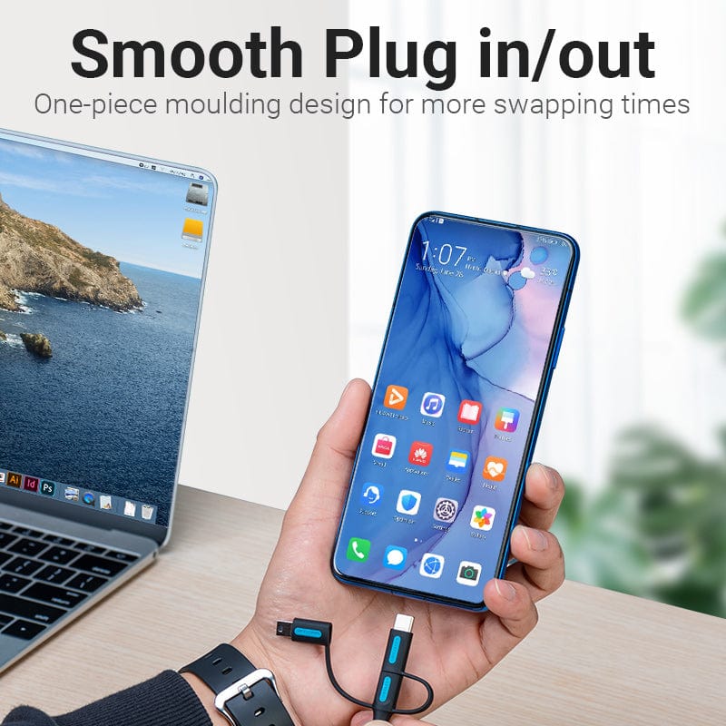 VENTION 速卖通 USB Type C Cable for Huawei P40 3A Fast Micro USB Charger Data Cord for Xiaomi Samsung HTC LG Mini USB Mobile Phone Wire