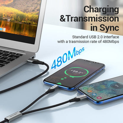 VENTION 速卖通 USB Type C Cable for Huawei P40 Pro Mate 30 Pro Dual USB C Fast USB Charging Cord for Xiaomi Samsung S20 Type-C Cable