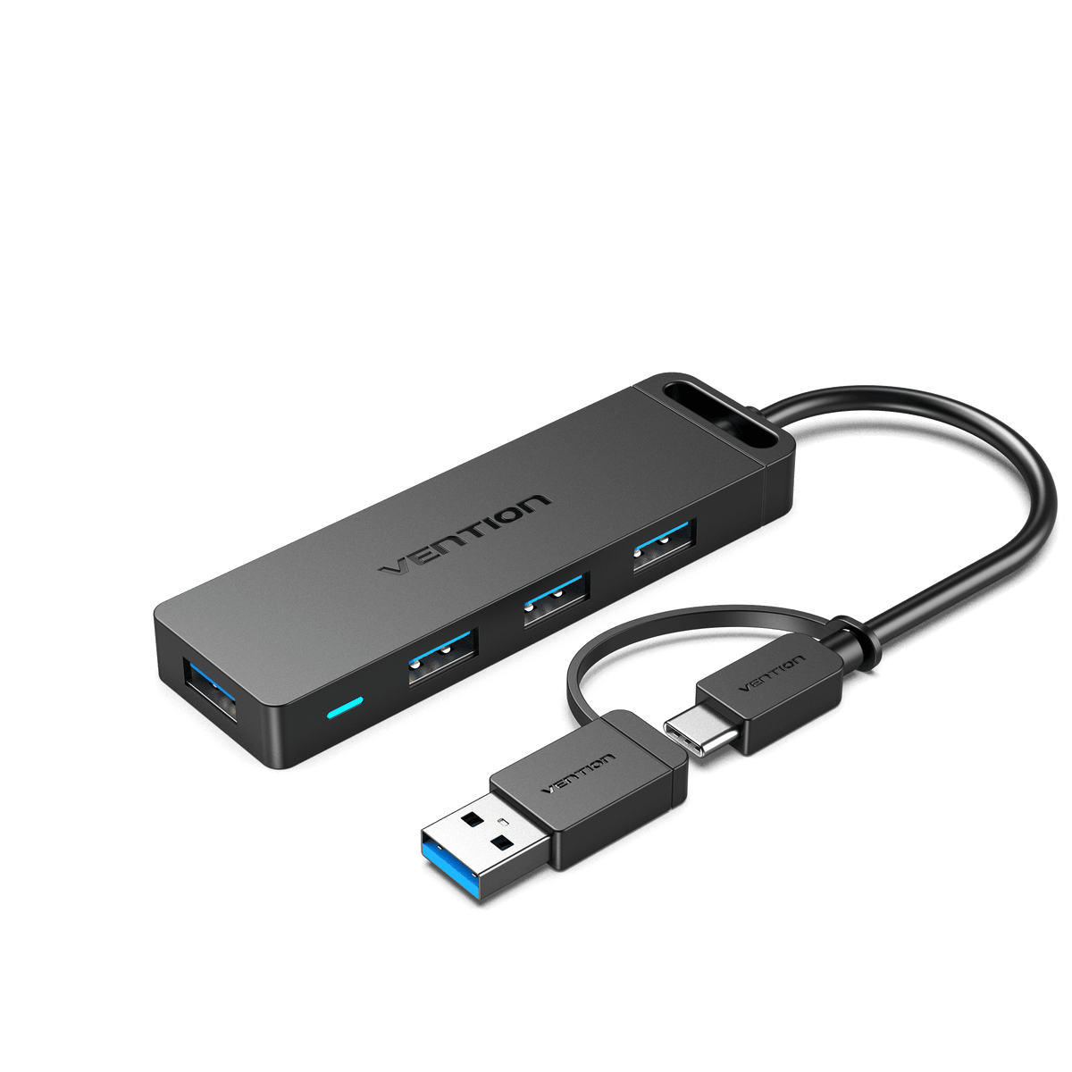 VENTION USB Hub 4 Port USB 3 0 Hub With USB C USB A vention-usb-hub-4-port-usb-3-0-hub-with-usb-c-usb-a