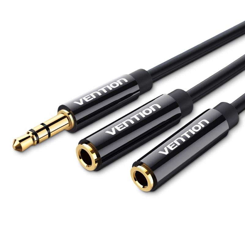 VENTION 0.3m 3.5mm Male to 2*3.5mm Female Stereo Splitter Cable