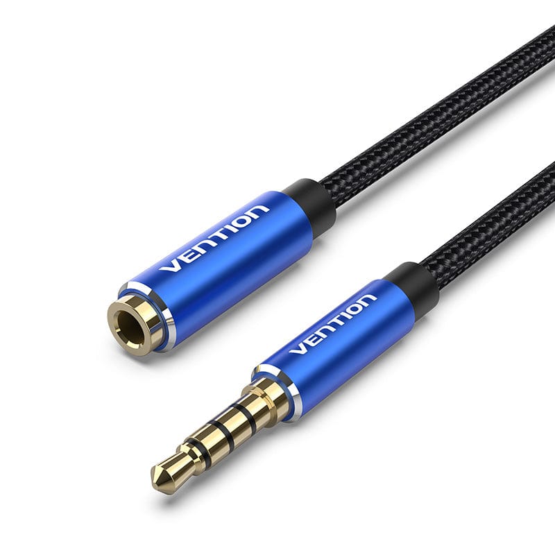VENTION 0.5m / Blue TRRS 3.5mm Male to 3.5mm Female Audio Extension Cable