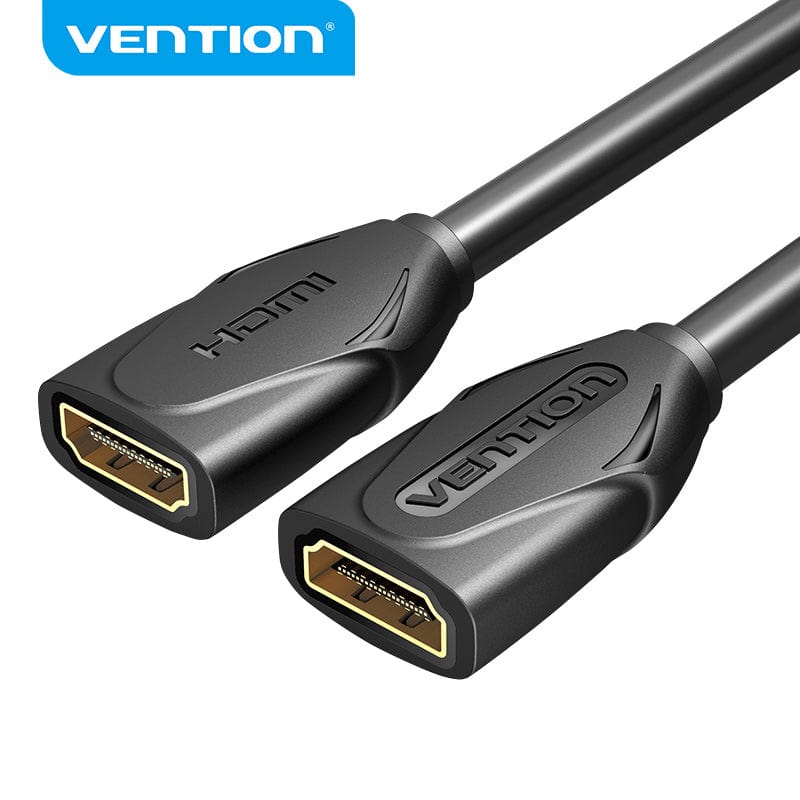 VENTION 0.5m HDMI Extension 4K/60Hz Cable HDMI 2.0 Female to Female Cable Extender for PS4/3 HDTV Projector HDMI 2.0 Cable Extension