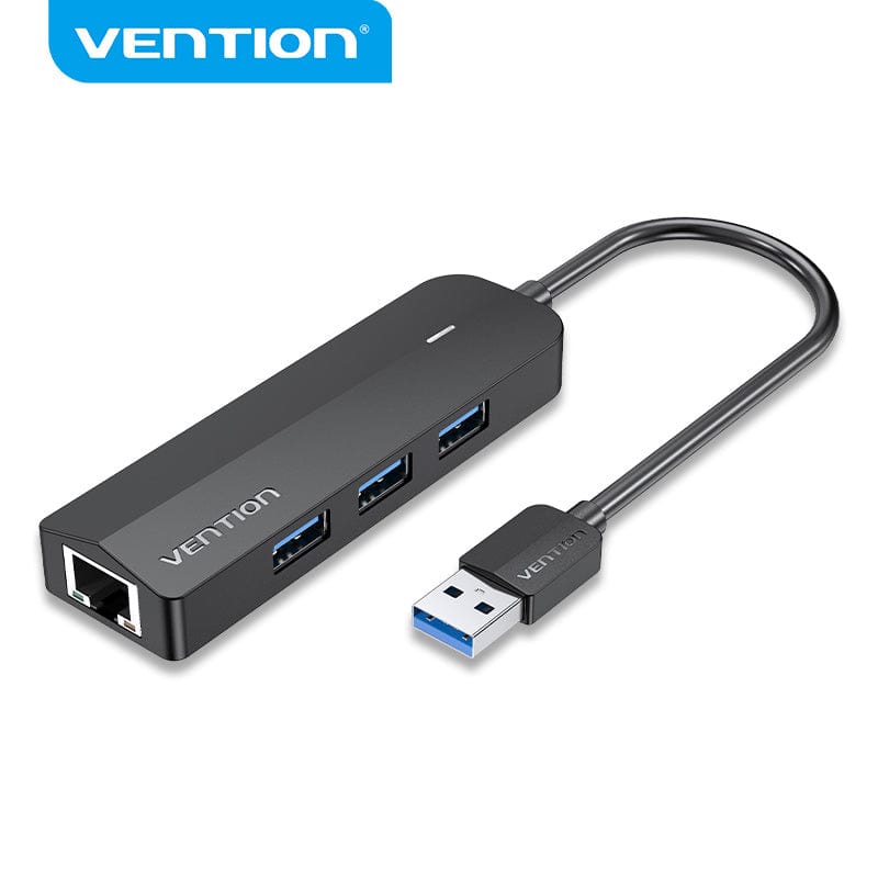 VENTION 3-Port USB 3.0 Hub with Gigabit Ethernet Adapter