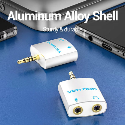 VENTION 4 Pole 3.5mm Male to 2*3.5mm Female Audio Adapter