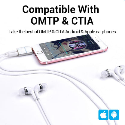 VENTION 4 Pole 3.5mm Male to 2*3.5mm Female Audio Adapter