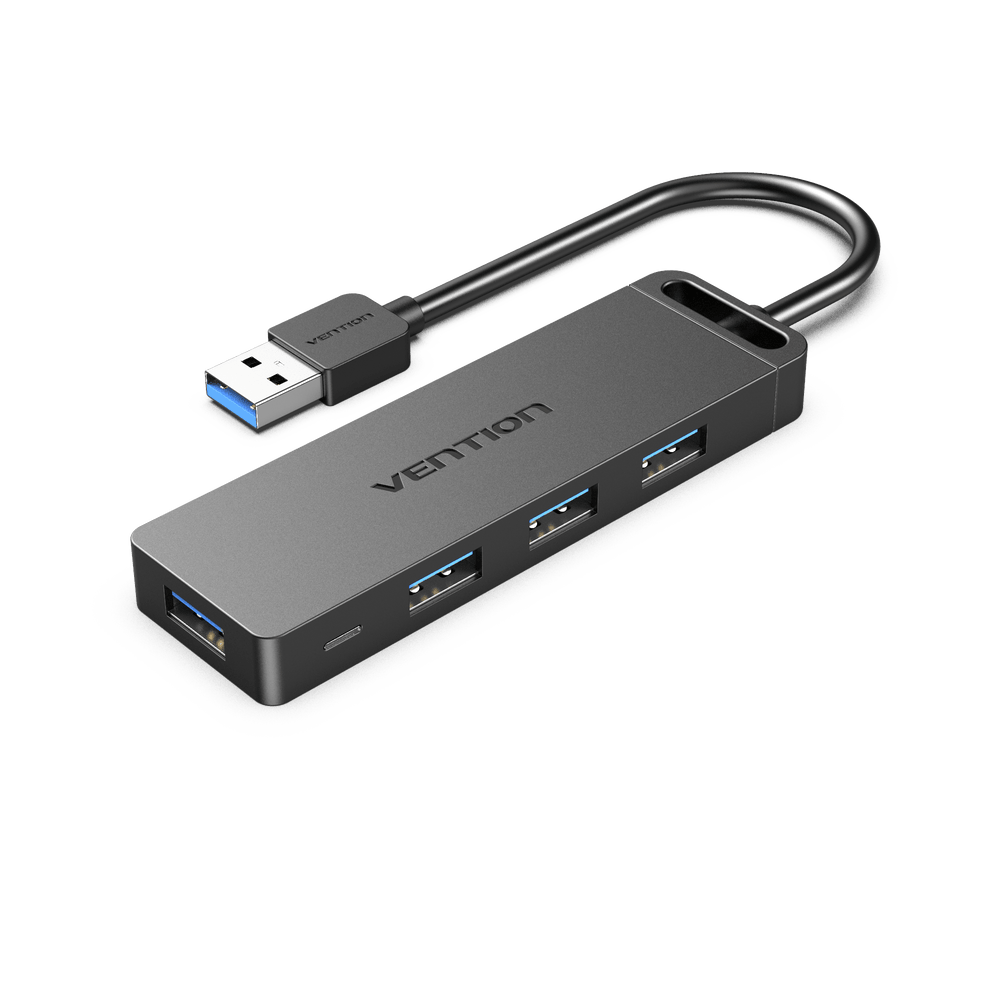 Vention USB 3.0 Hub: 4 Ports, 5Gbps Speed, Compact Design