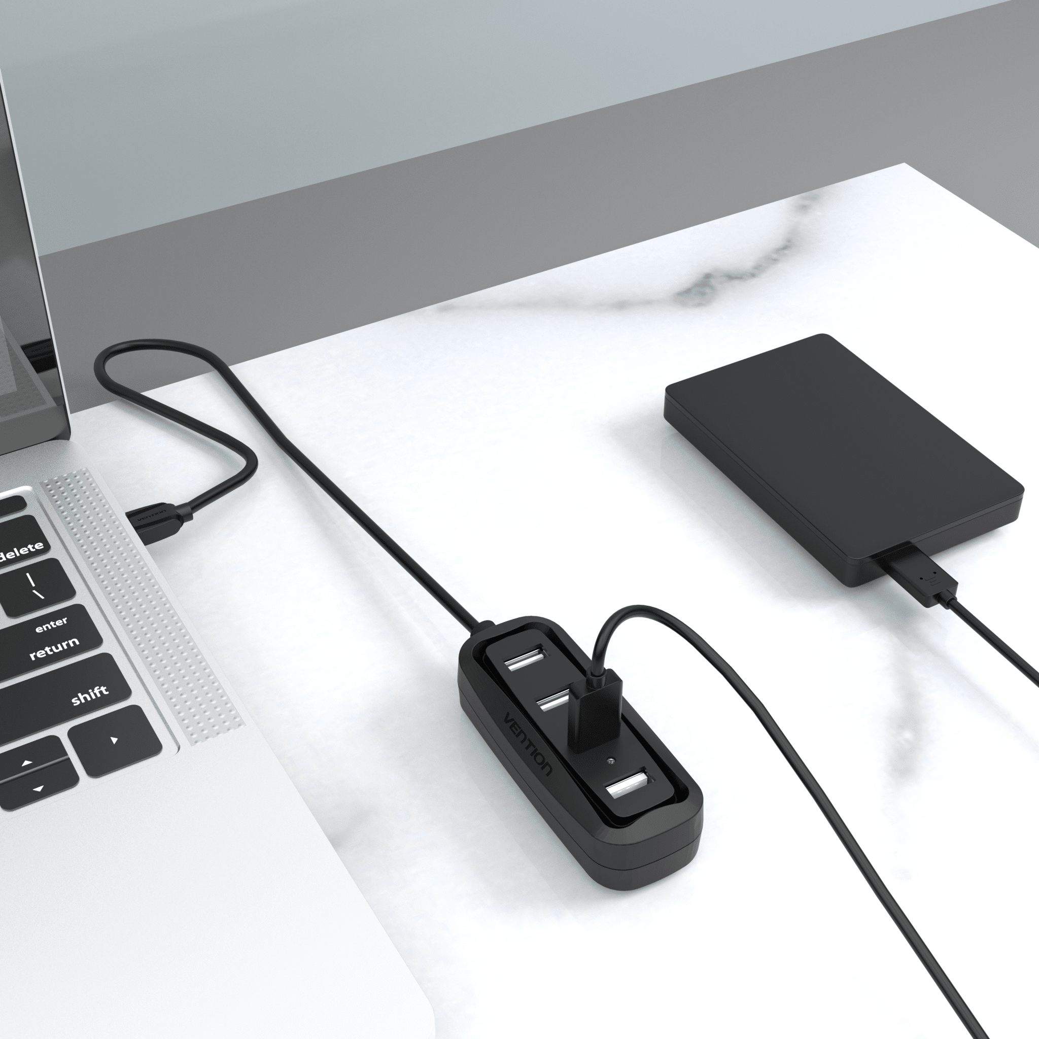 Vention 4-in-1 USB 2.0 Hub - Vention