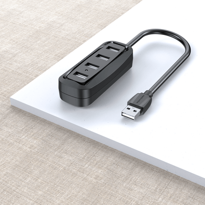 VENTION 4 Ports USB2.0 HUB Black(ABS)