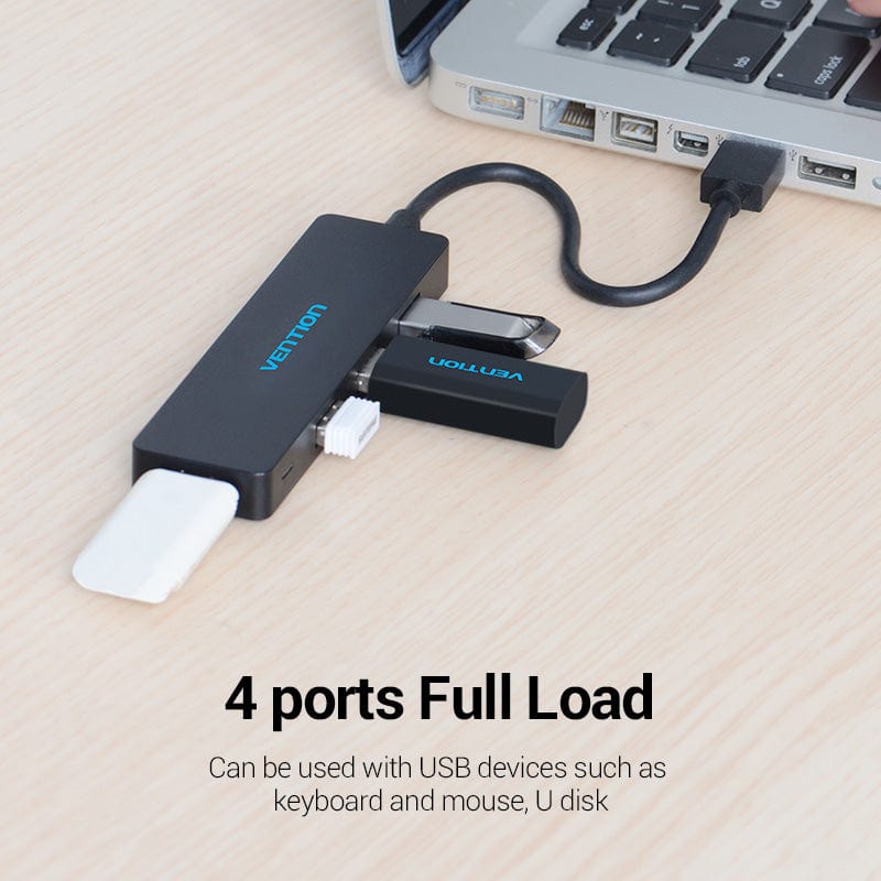 Unitek 4-Port USB 3.0 Hub, 4 Ft Long Cable USB Extension Multiple Port  Splitter with Micro USB Charging Port Compatible for Windows PC,  Laptop,Flash Drive,Wireless Mouse Keyboard (Support Charging) 