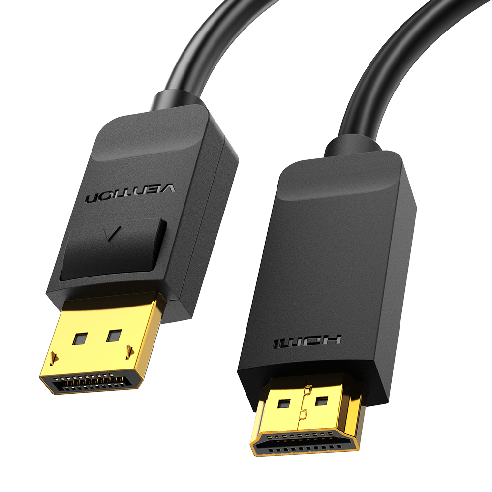 VENTION 4K DisplayPort to HDMI Cable Black