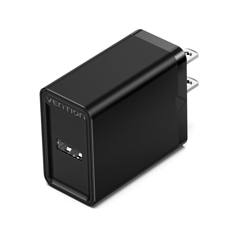 VENTION Black 1-port USB Wall Charger(12W) US-Plug
