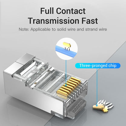 VENTION Cat.6 FTP RJ45 Modular Plug Transparent