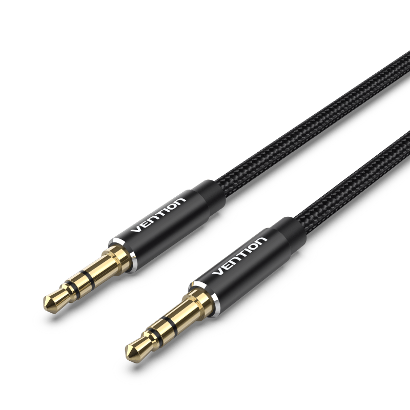 VENTION Cotton Braided 3.5mm Male to Male Audio Cable Aluminum Alloy Type