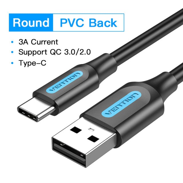 Cotton Braided USB 2.0 A Male to C Male 3A Cable Gray Aluminum Alloy T