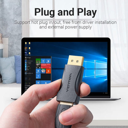 VENTION DisplayPort Male to HDMI Female Adapter for desktop laptop TV Projector