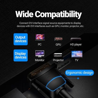 Vention DVI(24+1) Male to Male Cable for Computer Projector Displayer TV