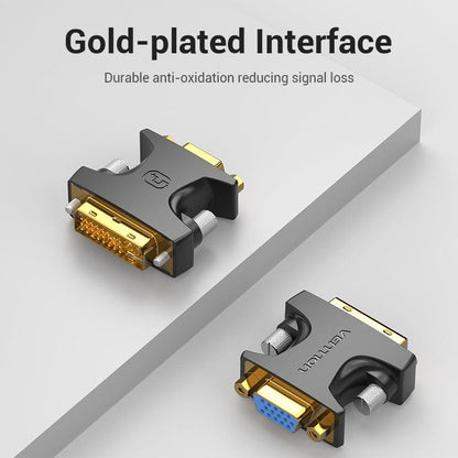 Vention DVI Male to VGA Female Adapter for computer host graphics card  TV Projector