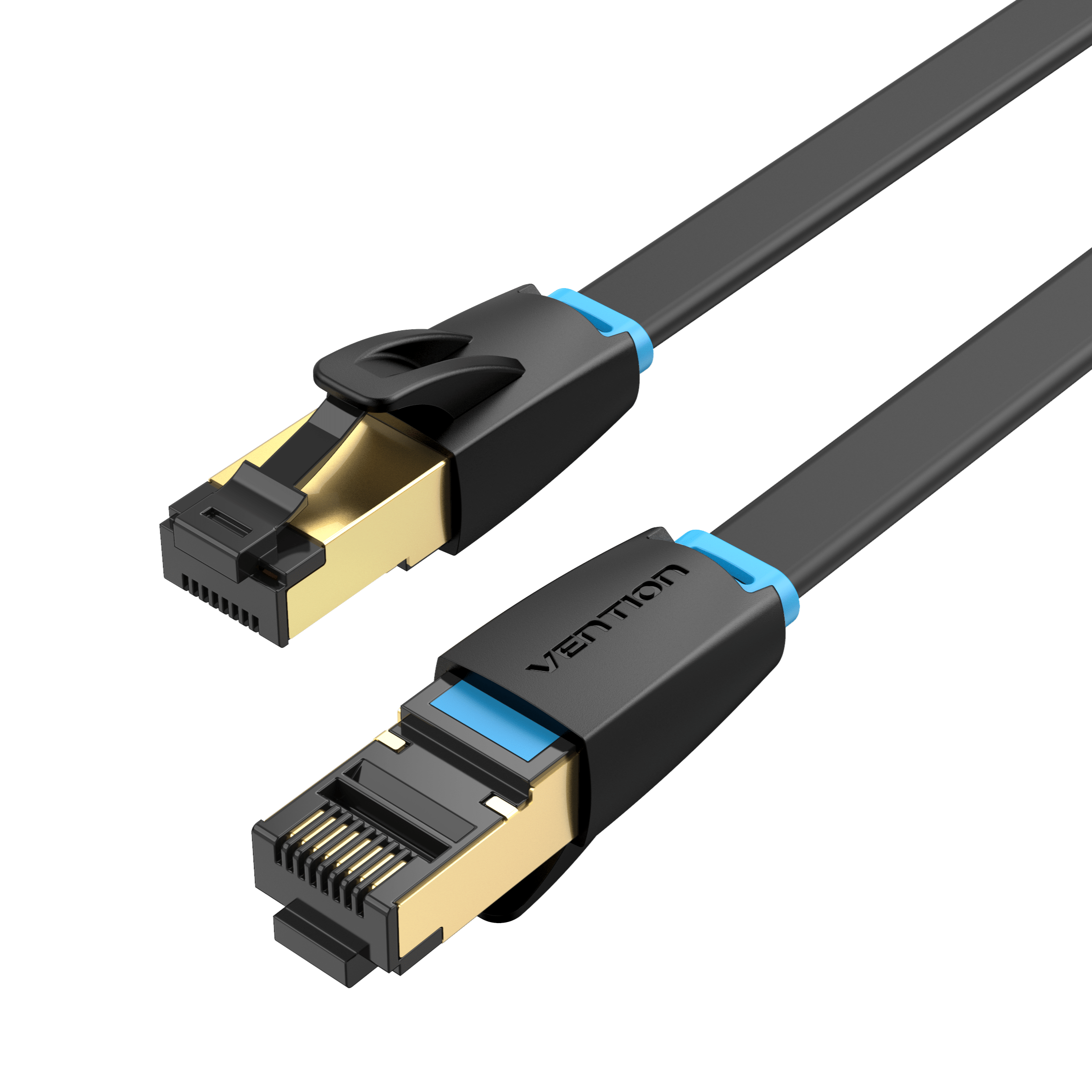 Vention RJ45 Splitter Connector Adapter 1 to 2 Ways Ethernet Splitter  Coupler Contact Modular Plug Connect Laptop Ethernet Cable