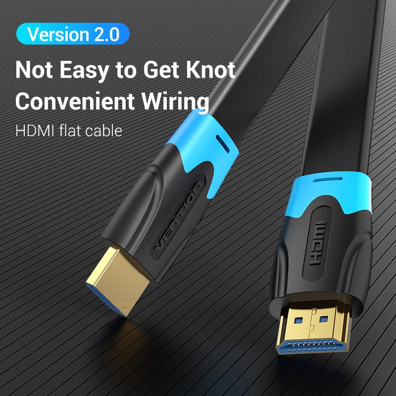 Vention Flat HDMI Cable 2.0  4K@60Hz for computer laptop TV Displayer