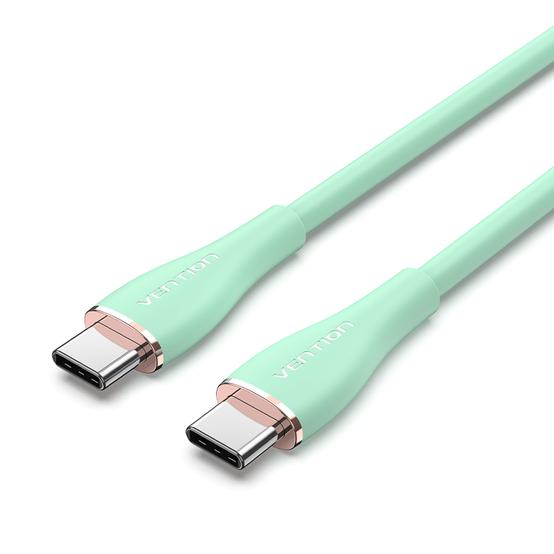 VENTION Green / 1m 100w PD Flow Silicone Fast Charging Cable