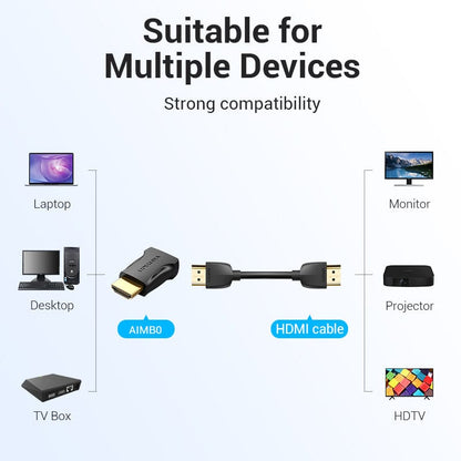 Vention HDMI Male to Female Adapter for Laptop/Desktop/TV Box