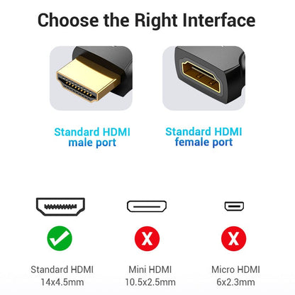 Vention HDMI Male to Female Adapter for Laptop/Desktop/TV Box