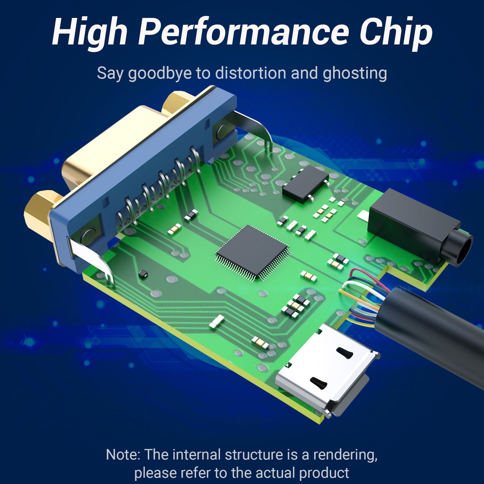 Hdmi to vga online chip