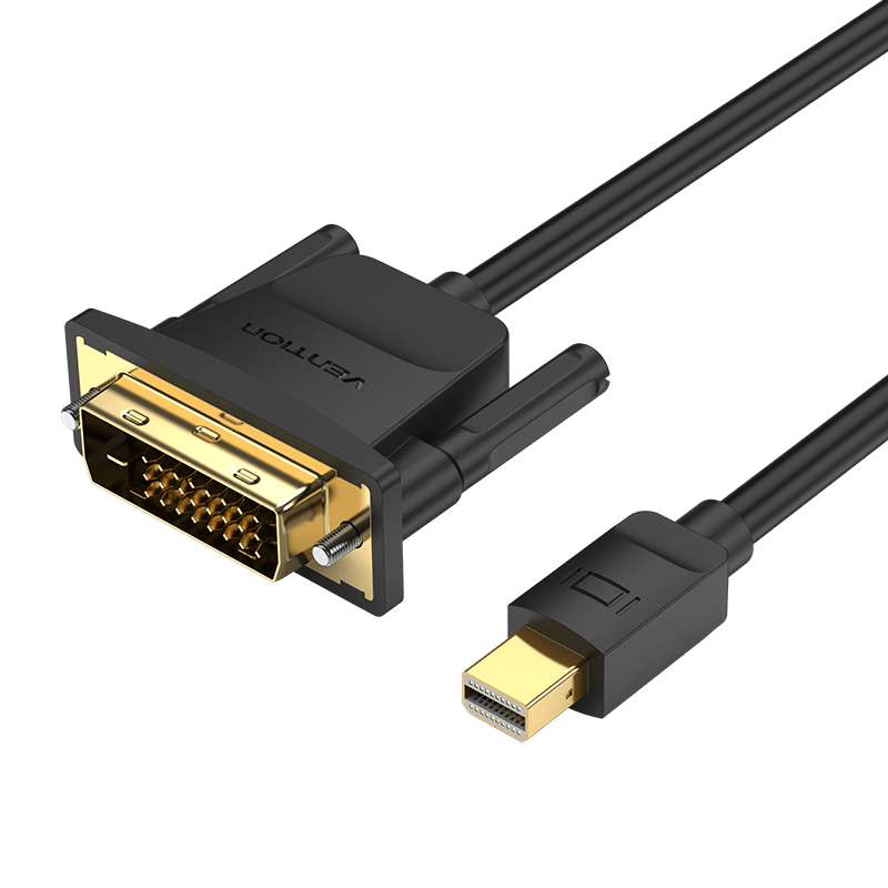 Vention Mini DP Male to DVI-D(24+1) Male HD Cable 2M Black ( HFFBH ) Vention Mini DP Male to DVI-D(24+1) Male HD Cable 2M Black ( HFFBH )