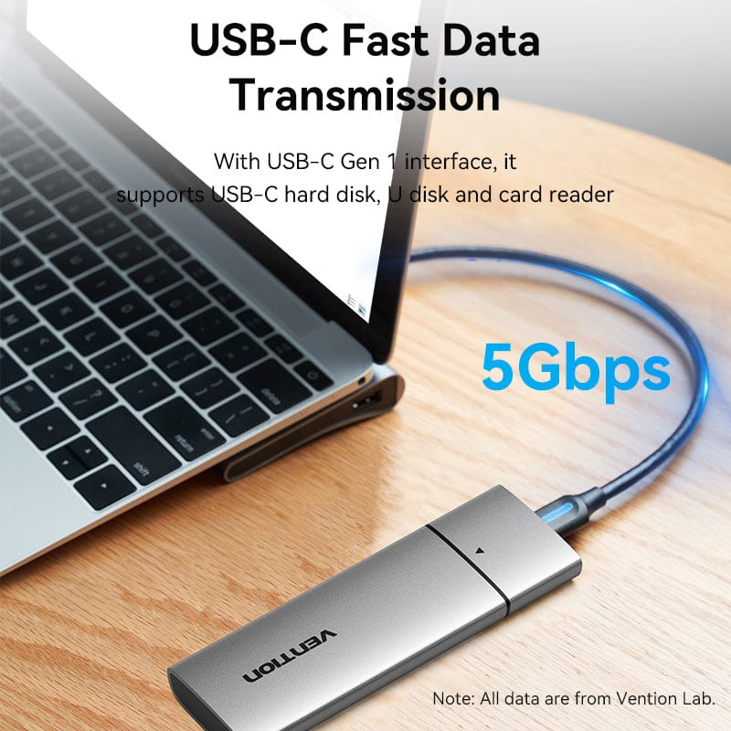 Vention Multi-function USB-C to HDMI/VGA/USB-C Gen 1/USB 3.0x2/USB 2.0/RJ45/SD/TF/TRRS 3.5mm/PD Docking Station 0.25m Gray Metal Type