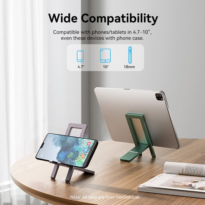 VENTION Portable Cell Phone Stand Holder for Desk  Aluminium Alloy Type